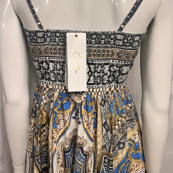 CAMILLA 
Make Me Your Mosaic Maxi Dress - Neutrals